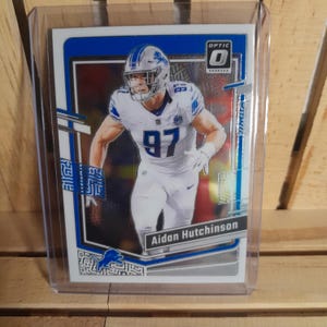 Aidan Hutchinson 2023 Panini Donruss Optic Football Card Base Set Detroit Lions Star Player