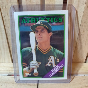 Jose Canseco 1988 Topps Series 2 Base set Baseball Card Oakland Athletics Star Player