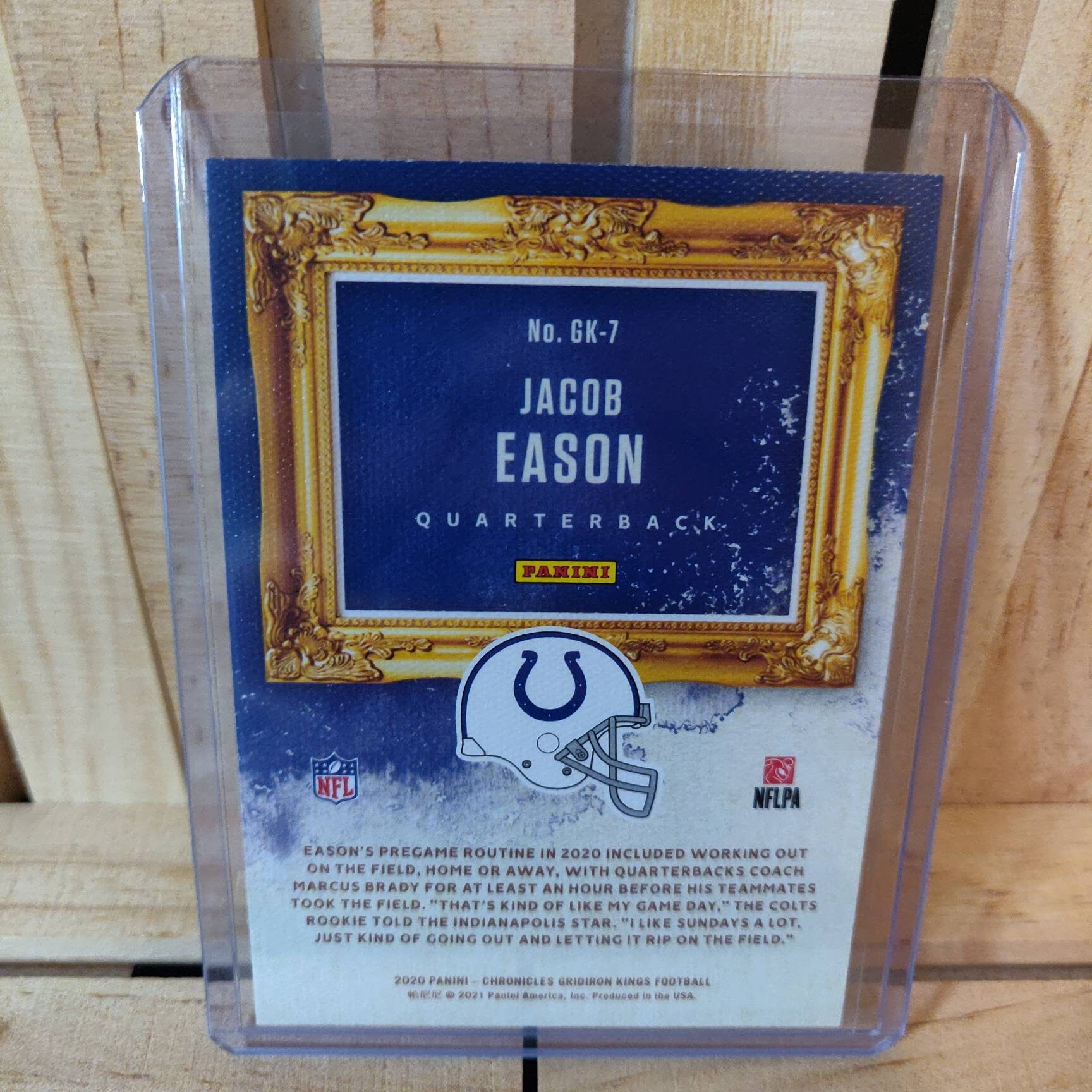 Jacob Eason RC RC 2021 Panini Chronicles Gridiron Kings - Etsy