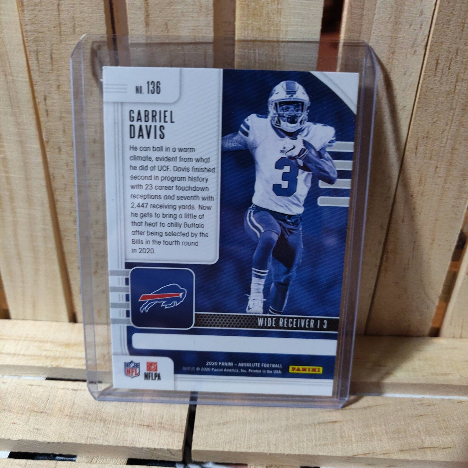 Gabriel Davis RC Rookie 2020 Panini Absolute Football Card Etsy