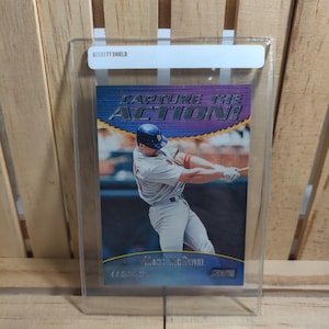 Mark McGwire 2000 Topps Serie 1 Cattura l'azione Sotto-set di carte da baseball Giocatore stella dei St. Louis Cardinals