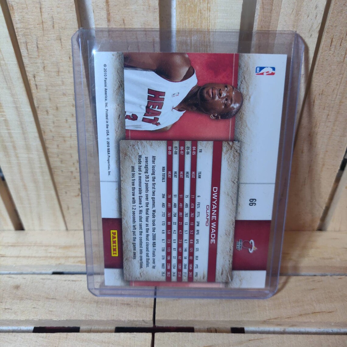 Dwyane Wade 2009 10 NBA Panini Studio Basketball Card Miami Etsy UK