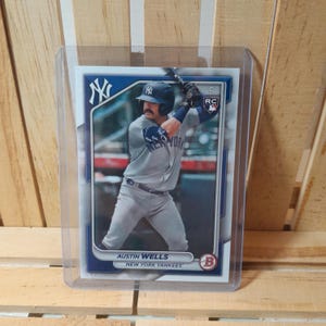 Austin Wells RC 2024 Topps Bowman Base Set Baseball New York Yankees Star Player
