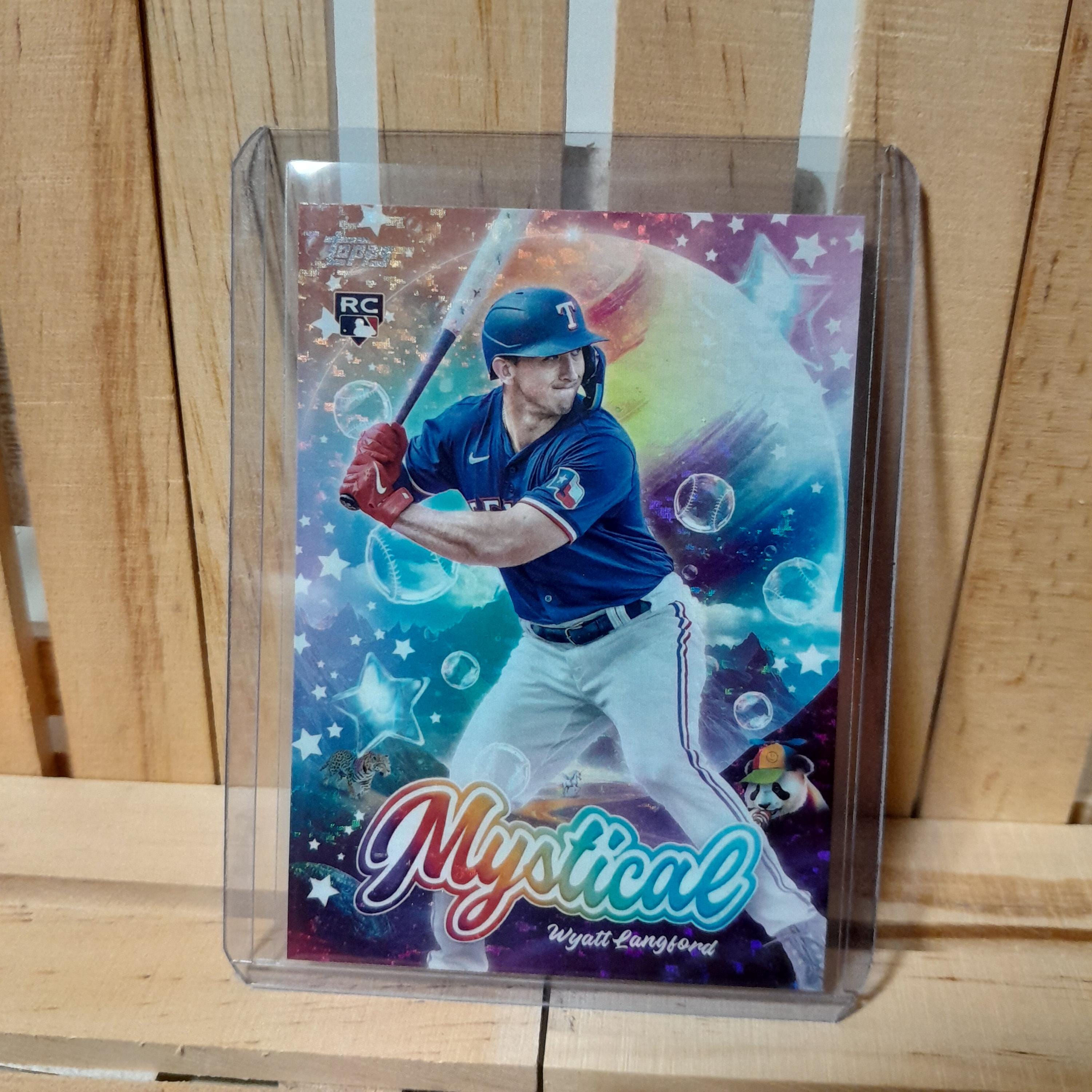 Wyatt Langford RC 2024 Topps Update Series Mystical Sub Set 