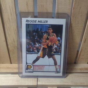 Juego de cartas de baloncesto de la NBA de Reggie Miller (1991-92), jugador estrella de los Indiana Pacers