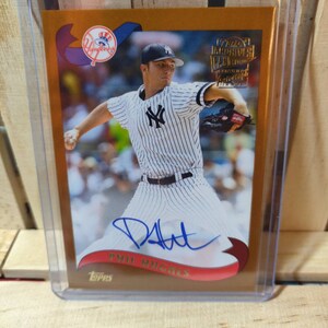 Phil Hughes On Card Autograph 2020 Topps Archives Fan Favorites Baseball Cards New York Yankees Star Player
