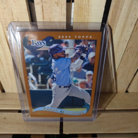 Randy Arozarena RC 2020 Topps Archives number 213 Base set Baseball Card Tampa Bay Star Player Randy Arozarena RC 2020 Topps Archives number 213 Base set Baseball Card Tampa Bay Star Player