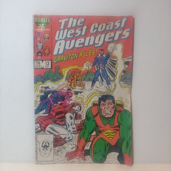 West Coast Avengers #13 Marvel Comics Reader Copy VG Condition Complete Pages As Found Ungraded Comic