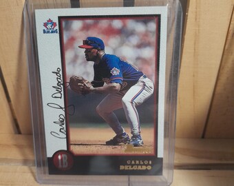 Carlos Delgado 1998 Topps Bowman Base Set Baseball Karte Toronto Bluehäschen Starspieler