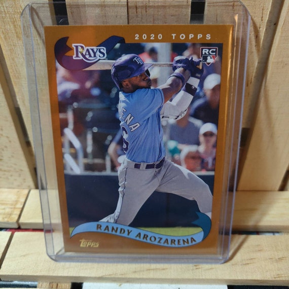 Randy Arozarena RC 2020 Topps Archives number 213 Base set Baseball Card Tampa Bay Star Player Randy Arozarena RC 2020 Topps Archives number 213 Base set Baseball Card Tampa Bay Star Player