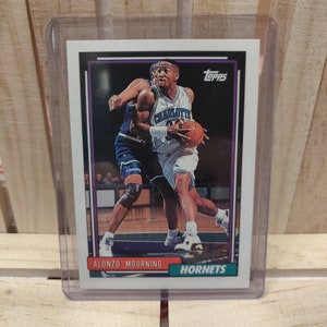 Alonzo Mourning RC 1992-93 Topps NBA Base Set Basketball Card Charlotte Hornets