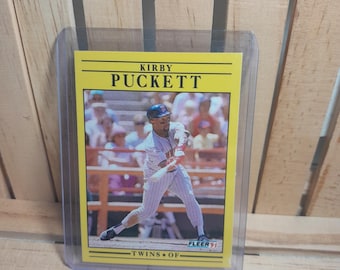カービー・パケット 1991年 フリーア社製ベースセット 野球カード ミネソタ・ツインズのスター選手