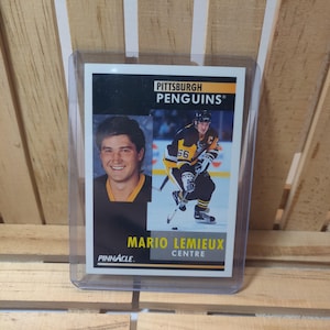 Juego de cartas de hockey Pinnacle de Mario Lemieux 1991-92, Pittsburgh Penguins