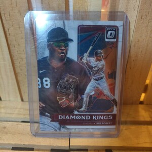 Luis Robert 2022 Donruss Optic Diamond Kings sub set Baseball Card Chicago White Sox Star Player