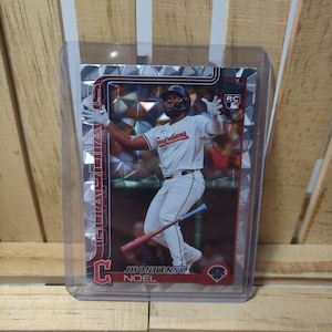 Jhonkensy Noel RC 2025 Topps Series 1 Diamante Foil Parallel base set Baseball Card Cleveland Guardians Star Player