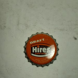 Hires Draft Root Beer Soda Vintage Cork Lined Bottle Cap NOS Unused