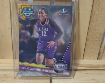 Mikaylah Williams 2023 Topps Bowman U Chrome 1st Bowman Base Set Basketball LSU