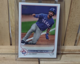 Marcus Semien 2022 Topps Series 2 Base set Baseball Card Texas Rangers Star Player