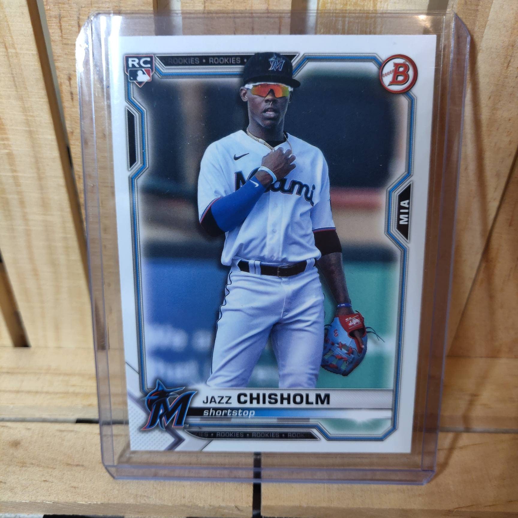 ワンオーナー品】topps 2021 jazz chisholm jr RC