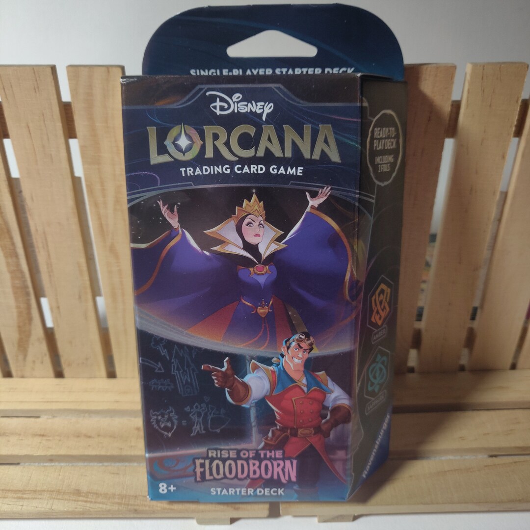 Lorcana Rise of the Floodborn Starter Deck Sealed the Queen Box 2023 TCG  Ravensburger - Etsy