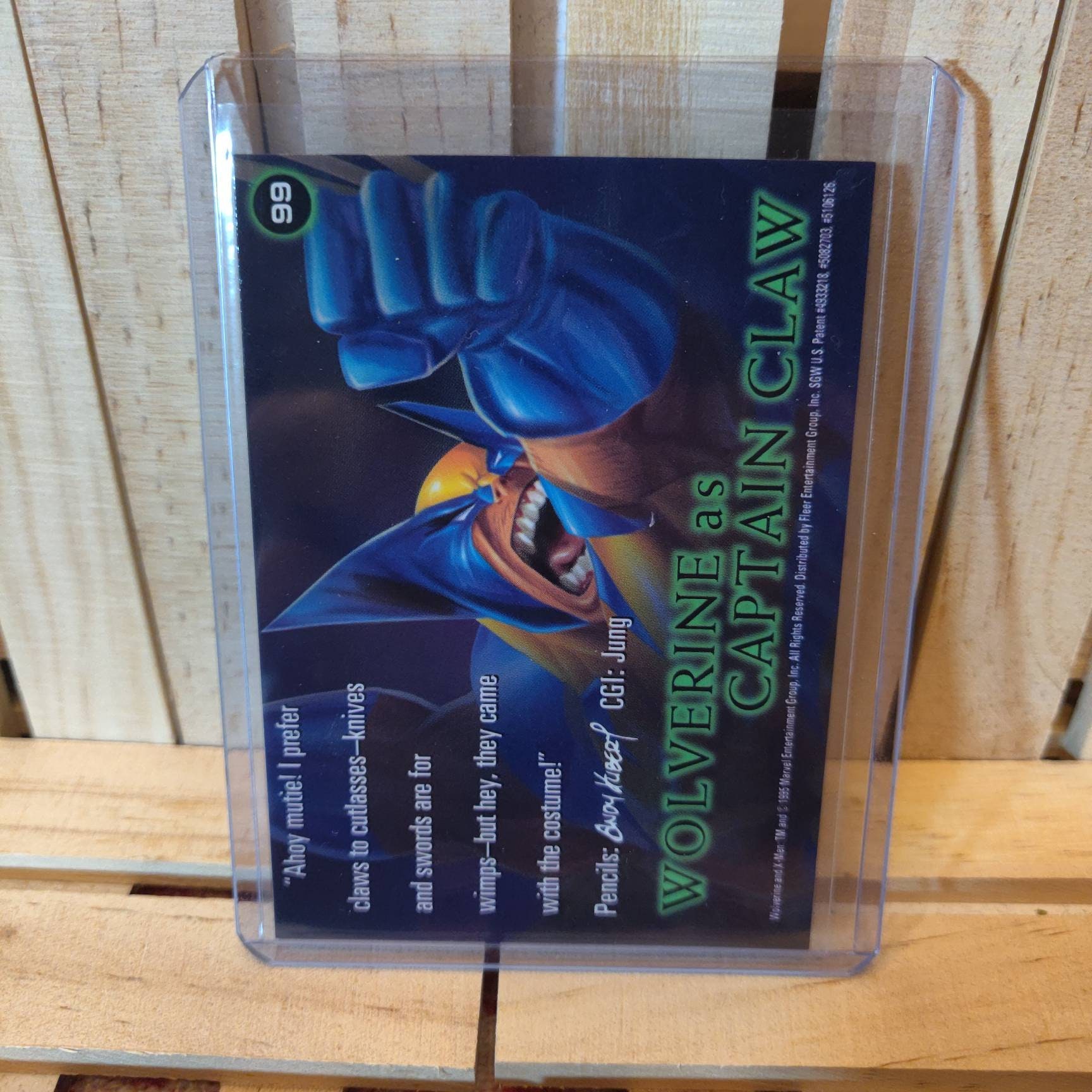 Wolverine Haunted Mansion Chrome Insert Sub Set Card 1995 Etsy