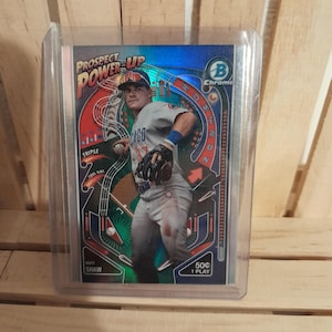 Matt Shaw 2024 Topps Bowman Prospect Power-up Chrome Subset Honkbalkaart Chicago Cubs-sterspeler