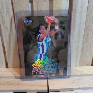 Andrea Stinson 1999 WNBA Fleer Ultra Juego de base de baloncesto Edición Medallón de Oro Charlotte Sting