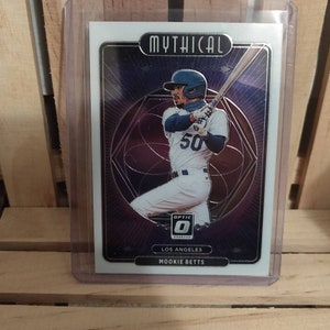 Mookie Betts 2021 Donruss Optic Mythical Sub Set Baseball Card Los Angeles Dodgers Star Player