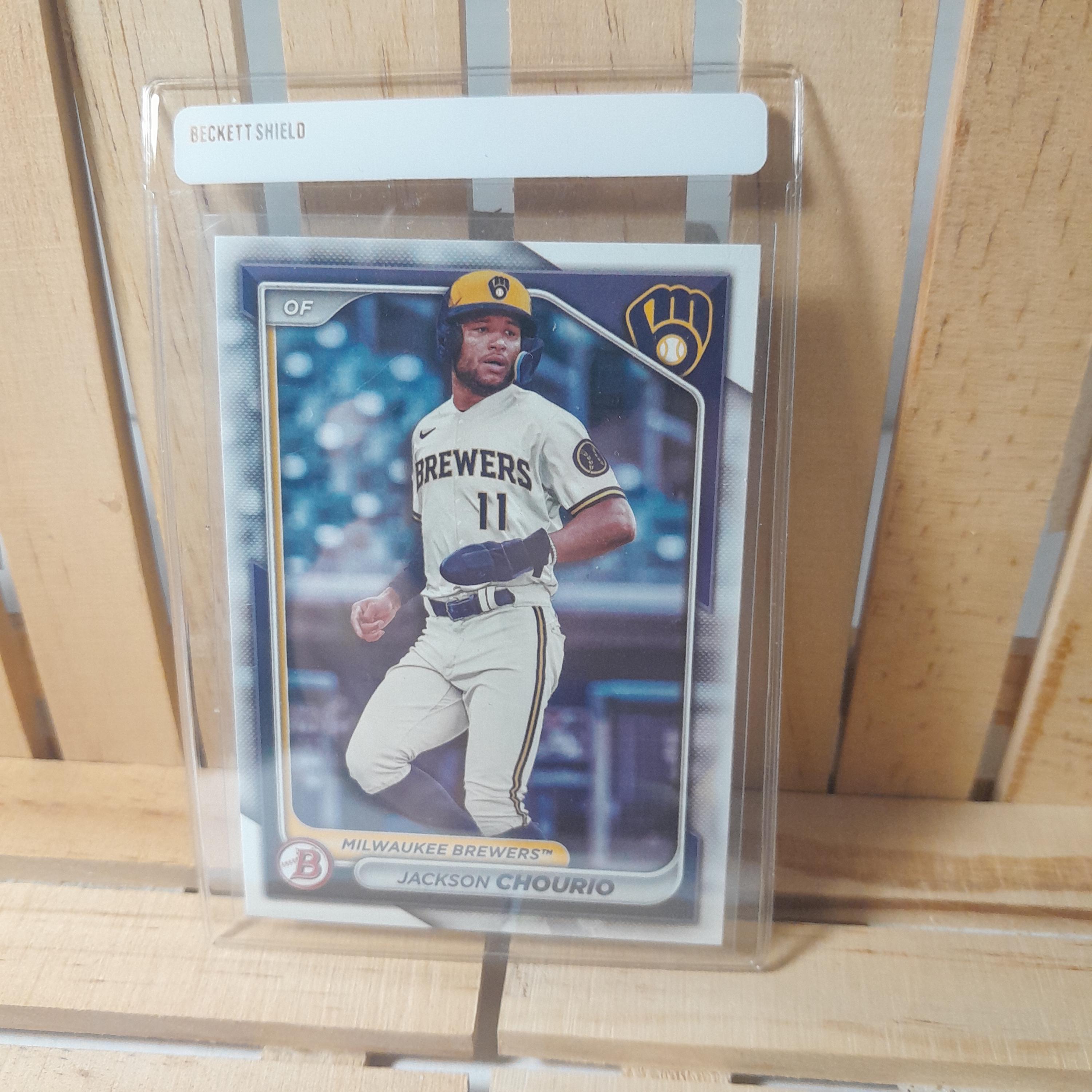 0 Jackson Chourio Bowman Topps Chrome | Milwaukee Card Baseball 
