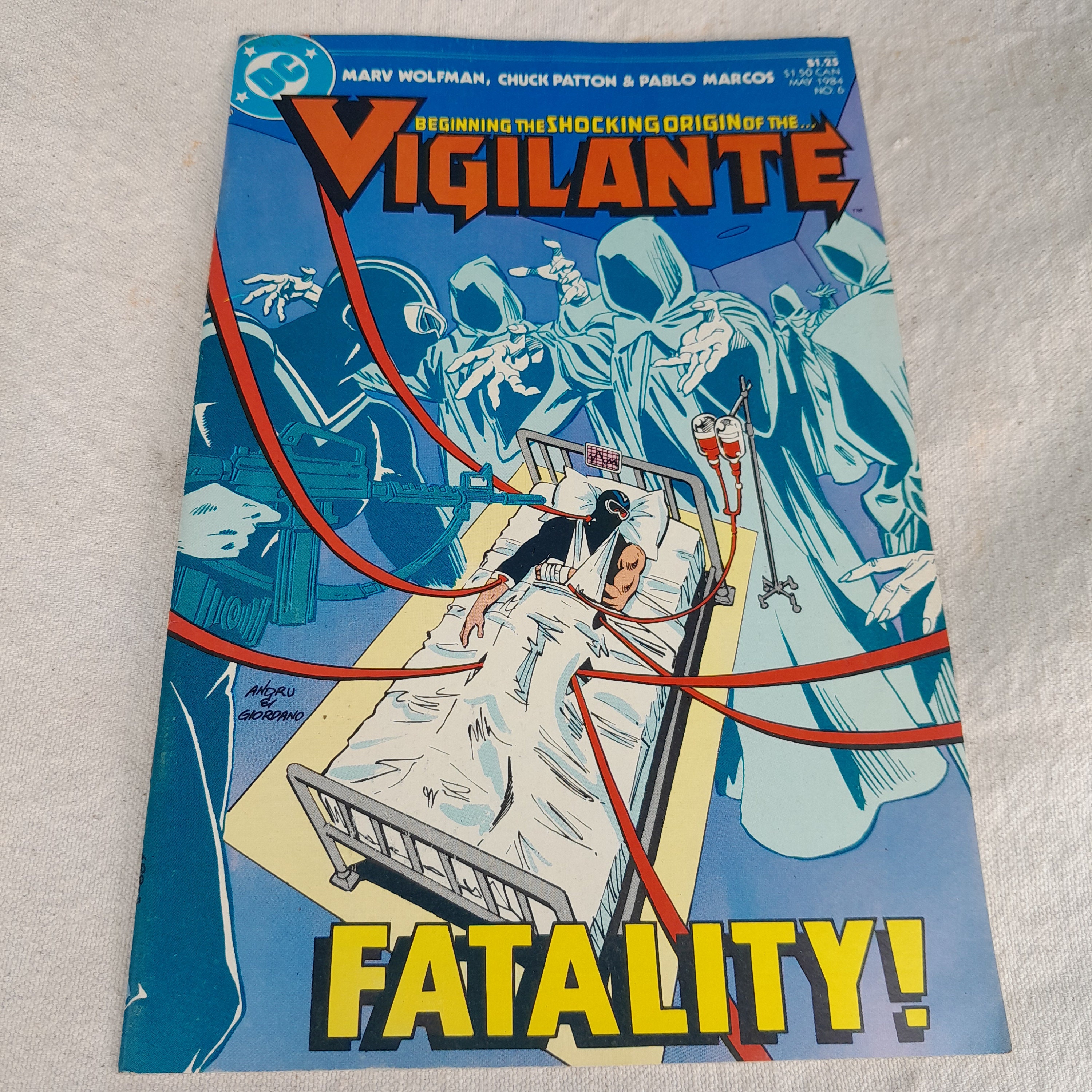 Vigilante #6 DC Comic Book Reader Copy VG Condition Complete Pages as ...