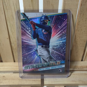 Pete Crow-Armstrong RC 2024 Topps Série 1 Estrelas da MLB Subconjunto Cartão de beisebol Chicago Cubs Jogador estrela