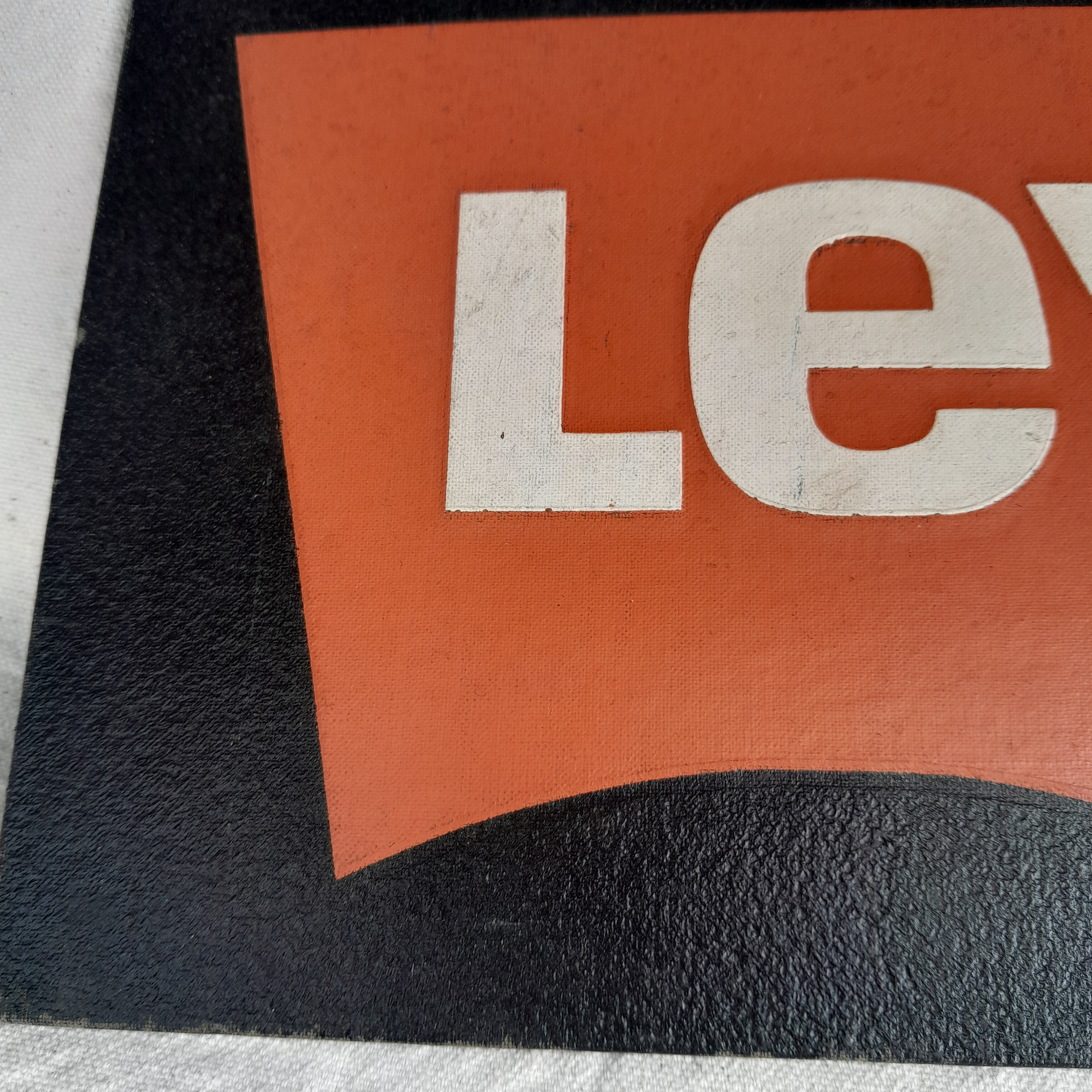 Vintage Levi's Store Display Sign Plaque Style Late 1970s to Vintage Levi's Store Display Sign Plaque Style Late 1970s to