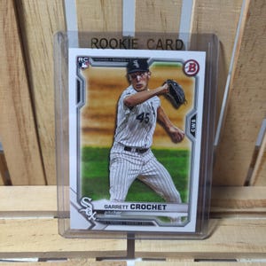 Garrett Crochet RC 2021 Topps Bowman-basisset Honkbalkaart Chicago White Sox Star Player