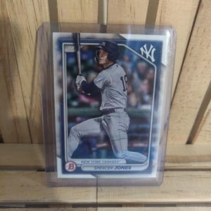 Spencer Jones Carte de baseball Topps Bowman 2024 Joueur star des Yankees de New York