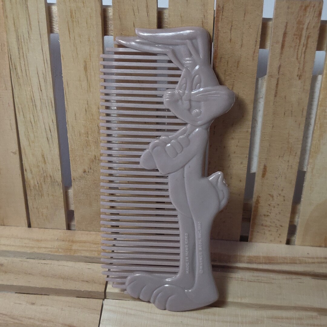 Bugs Bunny Cereal Premium Toy Plastic Comb 3D Sculpted Character Looney ...