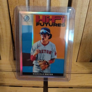 Marcelo Mayer 2022 Topps Bowman HiFi Futures Sub Set Baseball Card Boston Red Sox Star Player