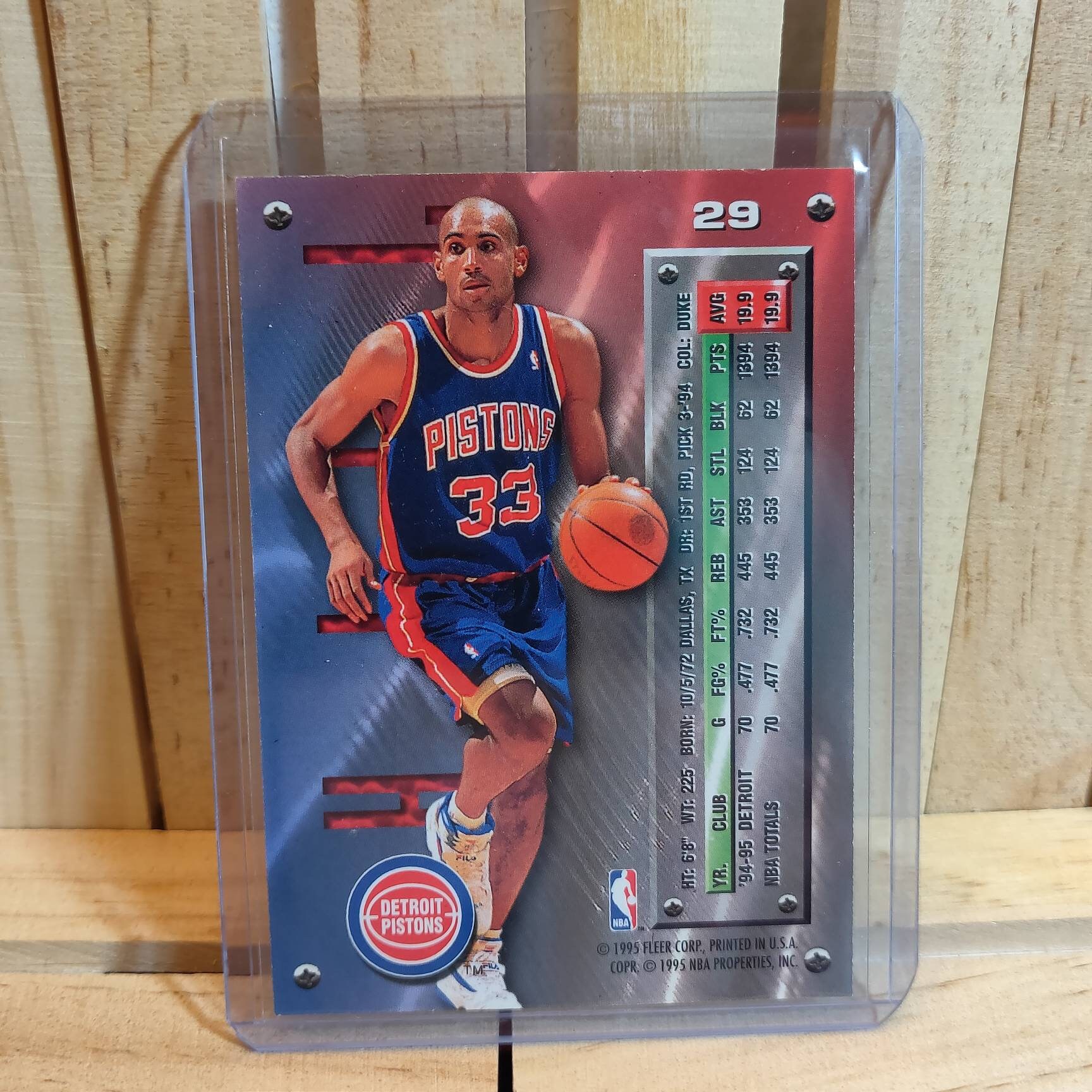 Grant Hill 1995-96 Fleer Metal Universe Basketball Card Base - Etsy Sweden