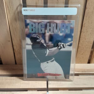 Frank Thomas Big Hurt 1993 Leaf Triple Play Nickname Sub Set Carta da baseball Giocatore stella dei Chicago White Sox