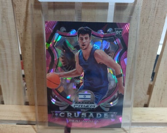 Deni Avdija RC 2020 Prizm Draft Picks NBA Crusade Sub Set Pink Cracked Ice Prizm Refractor Basketball Washington Wizards Rookie