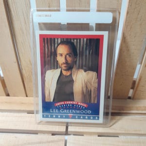 Lee Greenwood Base Set Super Country Musik Tenny Musik Sammelkarte 1992