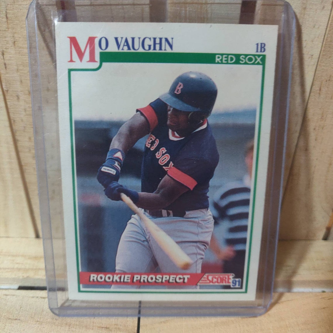 Mo Vaughn RC 1991 Score Baseball Card Rookie Prospect Base Etsy