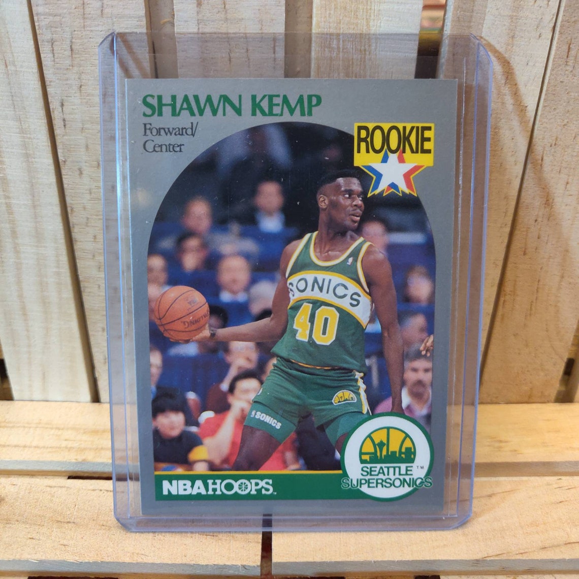 Shawn Kemp Rookie 199091 NBA Hoops Basketball Base Set Etsy