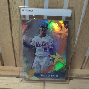 Fransisco Lindor 2025 Topps Series 1 Stars of MLB Sub Set Baseball Card New York Mets Star Player