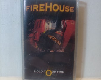Firehouse Hold Your Fire Tested and Working Vintage Audio Cassette Tape VG Condition