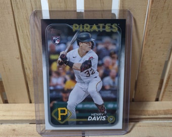 Henry Davis RC 2024 Topps Series 1 Base Set Baseball Card Pittsburgh Pirates Star Player