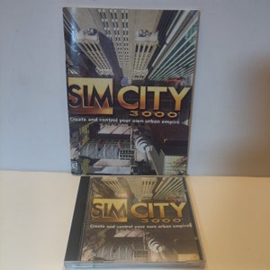 Sim City 3000 Vintage Software CDrom windows Game PC with Manual