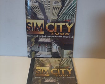 Sim City 3000 Vintage Software CDrom windows Game PC with Manual