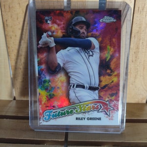 Riley Greene RC 2023 Topps Chrome Update Future Stars Sub set Baseball Card Detroit Tigers Star Player