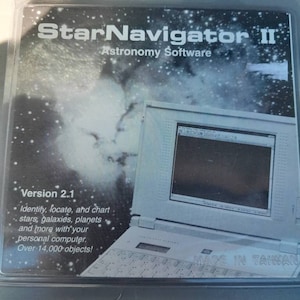 Star Navigator 2 Astronomy Software 3.5 Floppy Disk windows IBM compatible