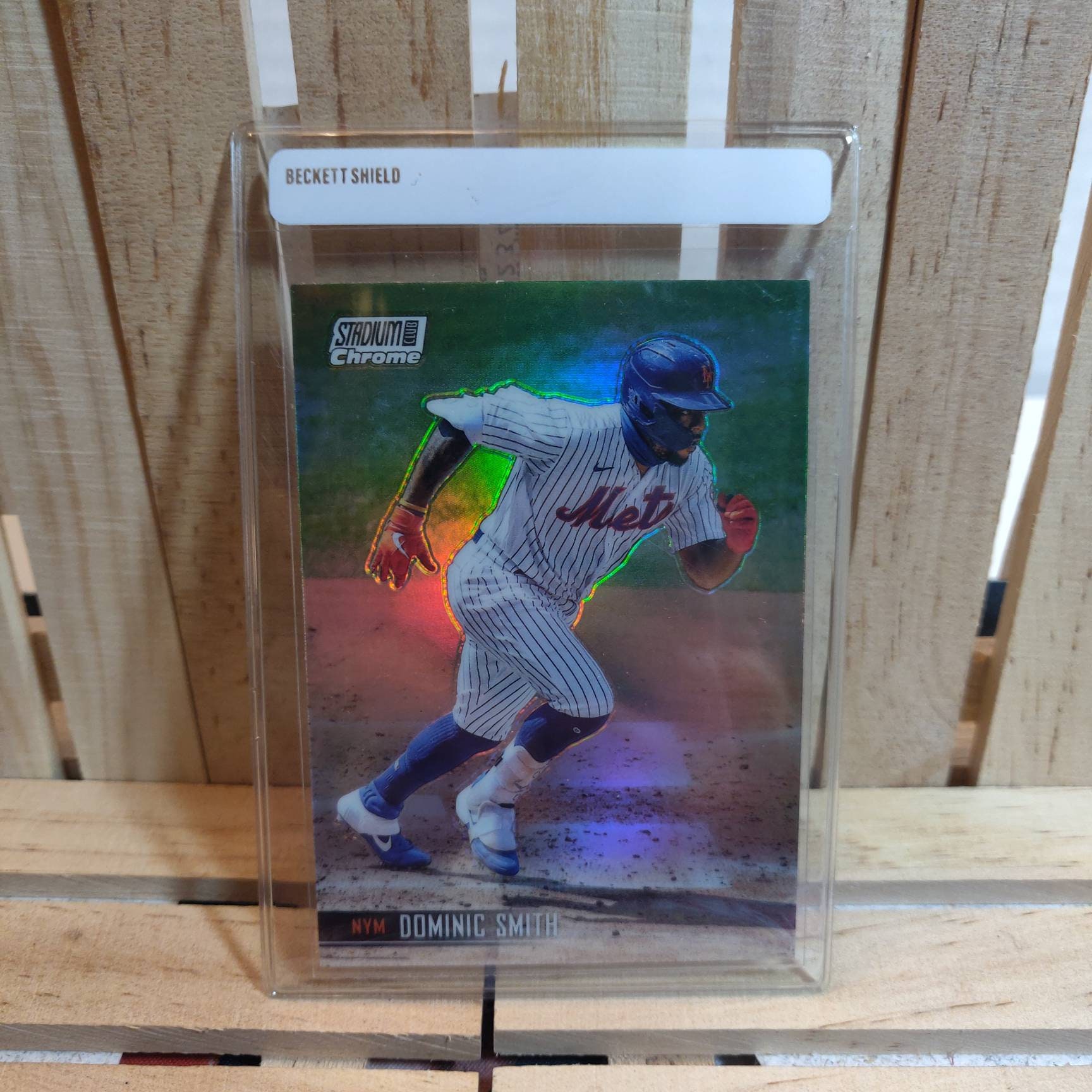 Dominic Smith Refractor 2021 Topps Stadium Club Chrome Base - Etsy
